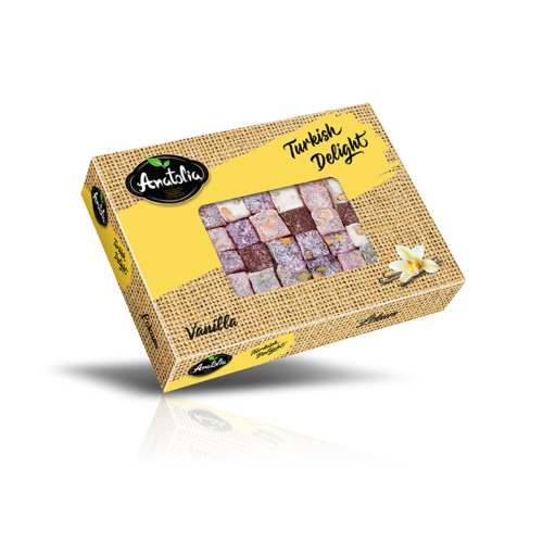 A1154 Anatolia Turkish Delight Vanılla 250gr A1154 Anatolia Turkish Delight Vanılla 250gr