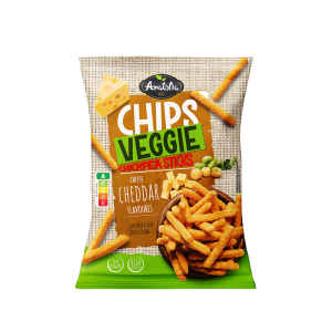 Anuts Chips Veggie Chickpea Sticks Cheddar